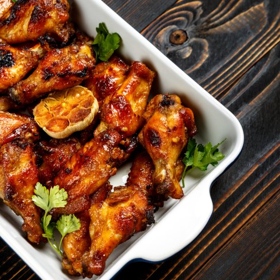 Курячі крила в глазурі