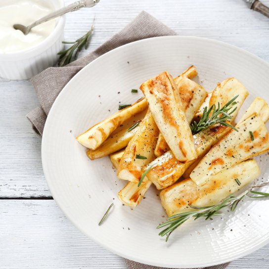 Скорцонера з часником