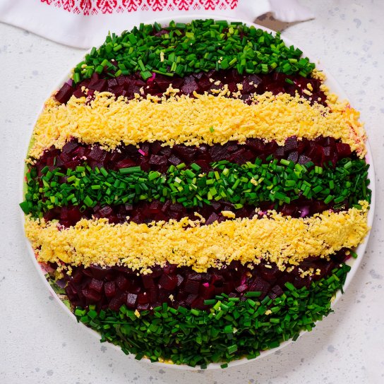 Оселедець під периною