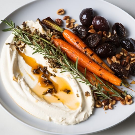 Домашній йогуртовий сир з морквою на грилі