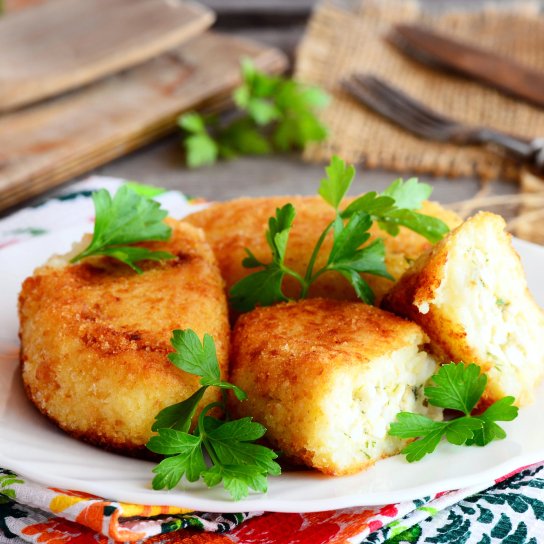 Картопляні котлети з фаршем