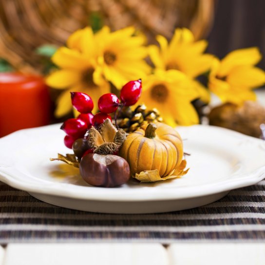 осенний букет, тыква