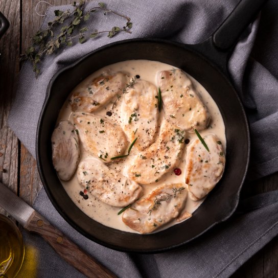 Вершкова куряча грудка