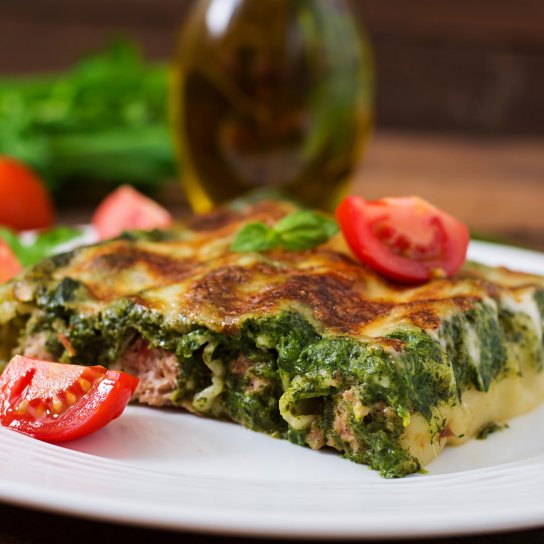 Канелоні  з яловичиною та сиром