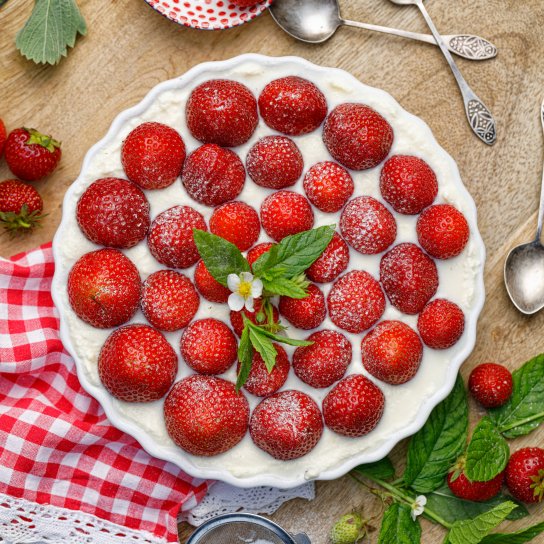 Полуничний тарт
