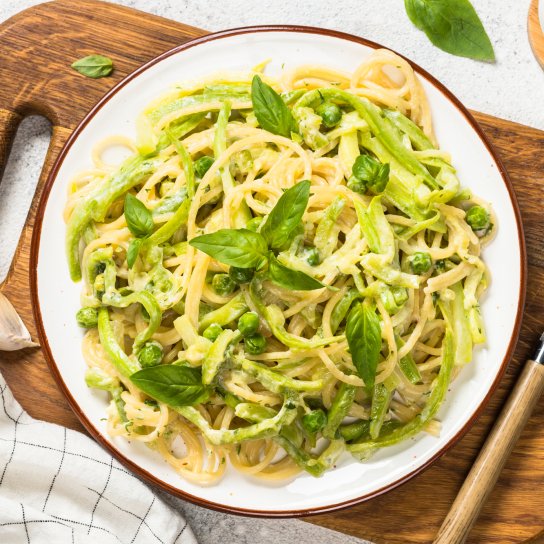 Паста з кабачком і сиром