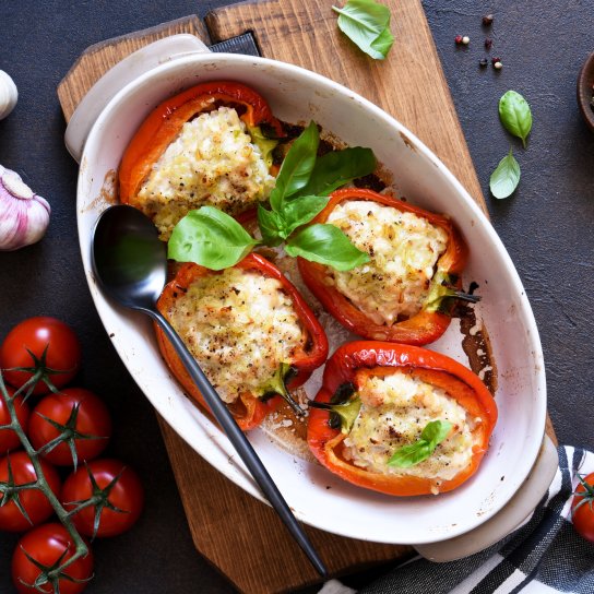 Фарширований перець у клярі