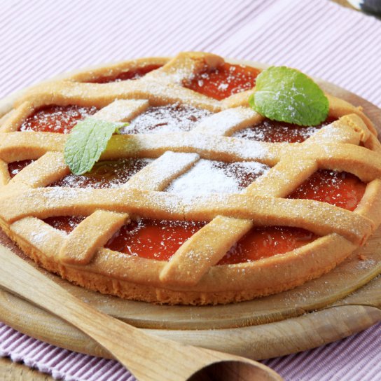 греческий тарт с джемом