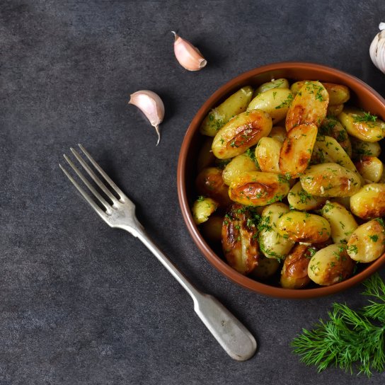 Смажена молода картопля