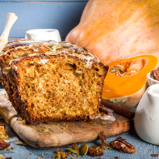 Гарбузовий хліб з горіхом пекан