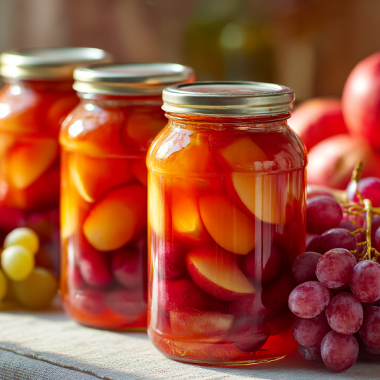 Компот з винограду і яблук