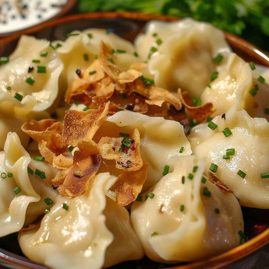 Вареники з гливами