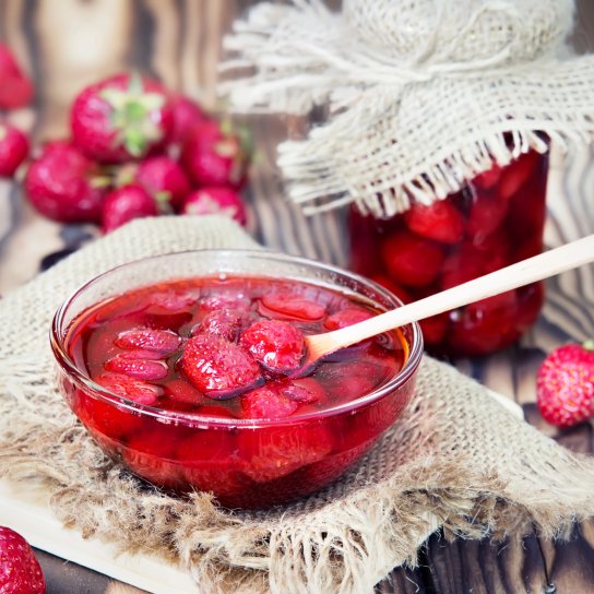 Полуничне варення з агар-агаром