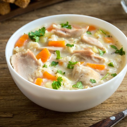 Каша з курятиною