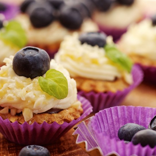 тарталетки з кокосовим кремом