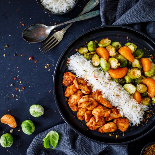 Індичка з брюссельською капустою