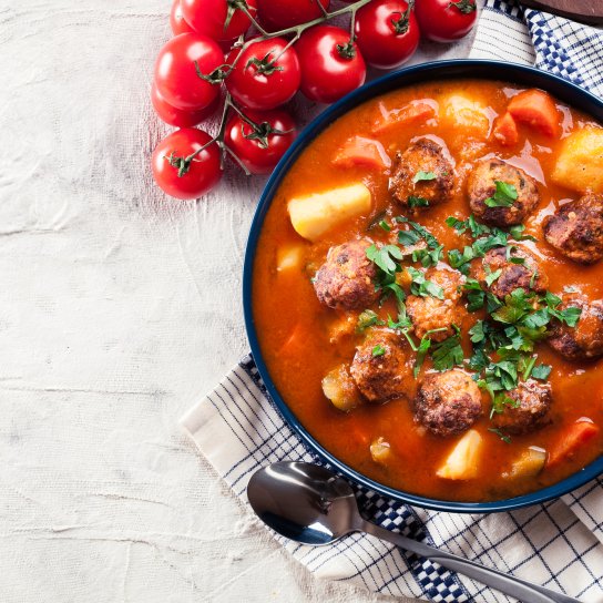 Суп с фрикадельками