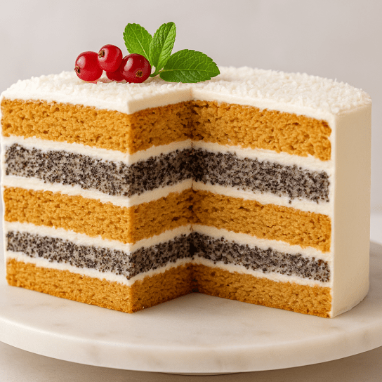 пляцок з маком і медом