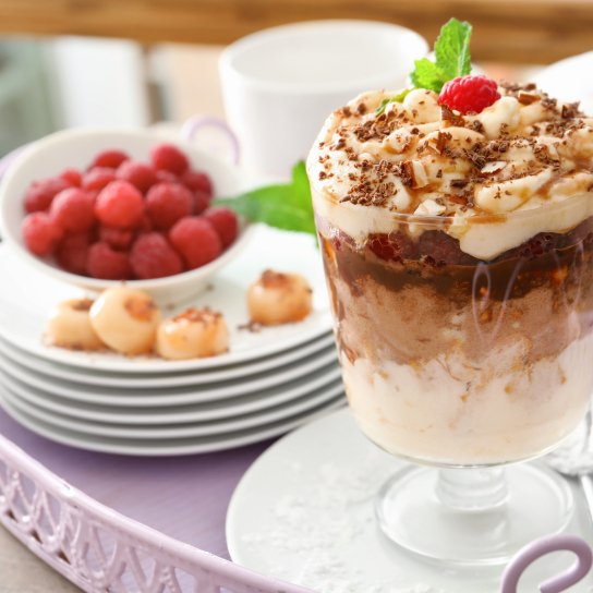 Десерт в склянці