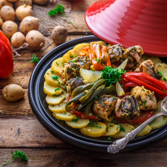 Тажин с рыбой