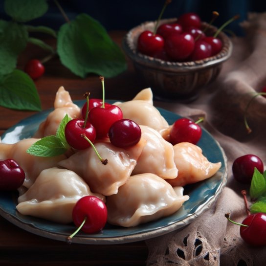 Вареники з черешнею