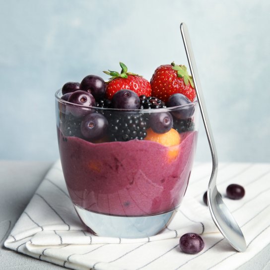 Ягідний пудинг