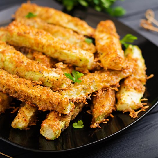 Хрусткі кабачки без олії