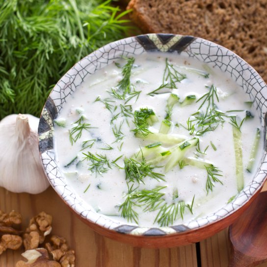 Веганська окрошка