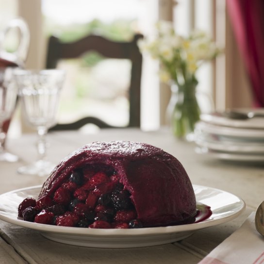 Ягодный пудинг