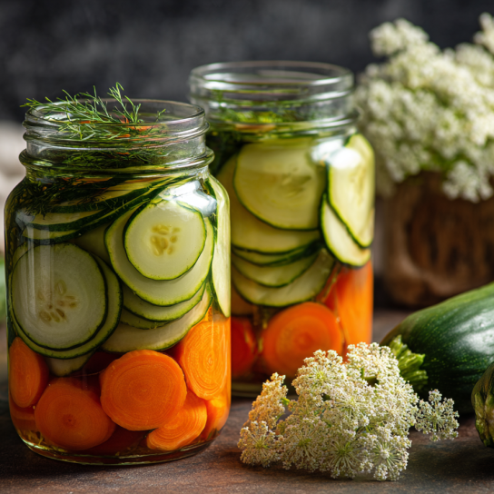 Кабачки з овочами на зиму