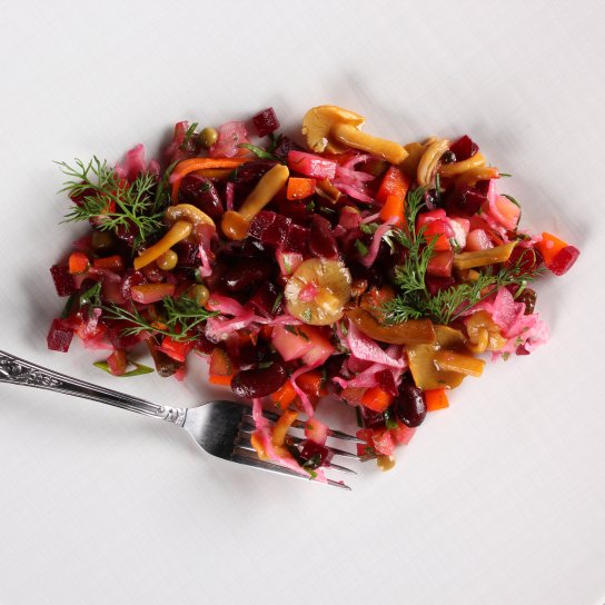 Вінегрет з грибами