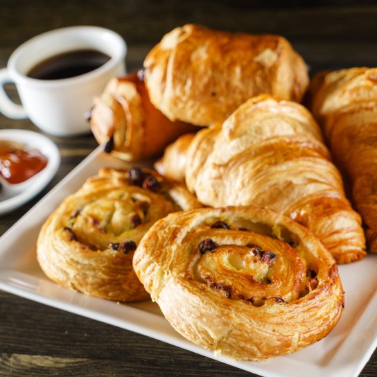 Круасани з джемом