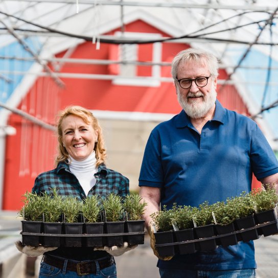 Пара садівників