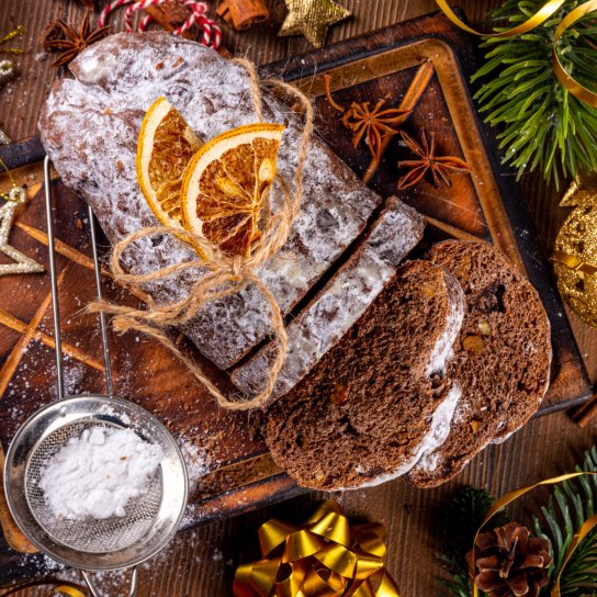 Шоколадний штолен