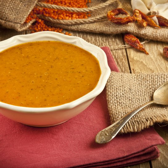 суп с чечевицей