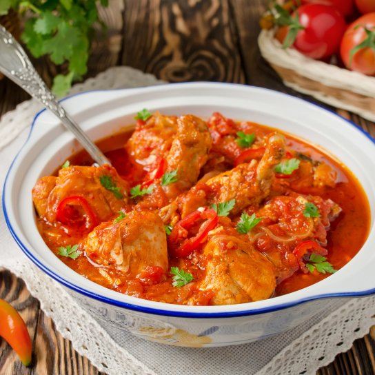 Чехохбили с картофелем