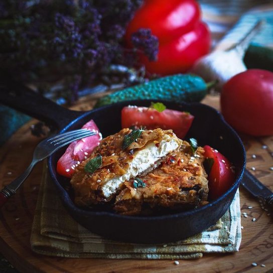 Змажена фета саганакі