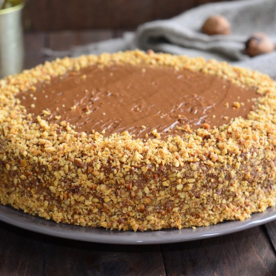 Вафельний торт з вареною згущівкою