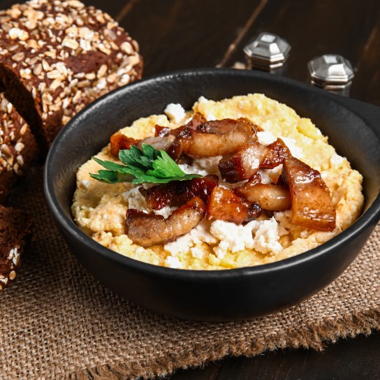 Банош с грудинкой