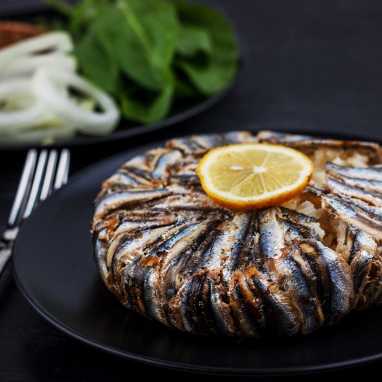 Плов з хамсою