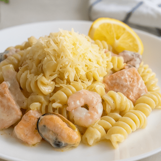 Вермішель з морепродуктами