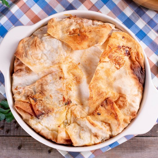 Яблучний пиріг крустад