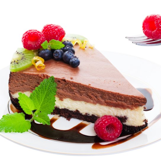 Лимонно-шоколадний торт з печива