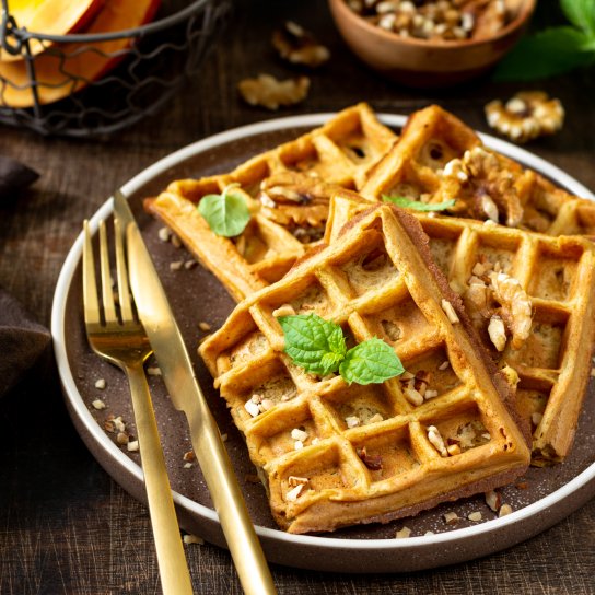 Вафлі з гарбуза