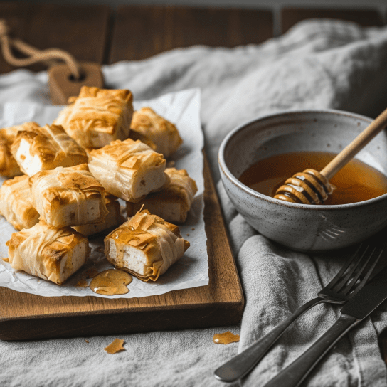 Фета в тісті філо