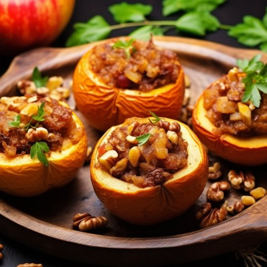 Яблука з фаршем