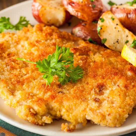 хрусткий курячий шніцель