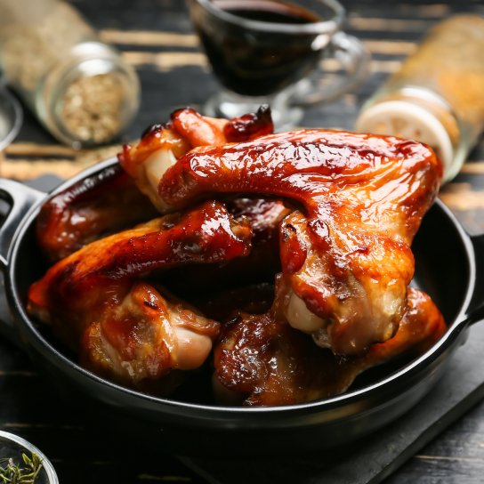 Смажені курячі крильця