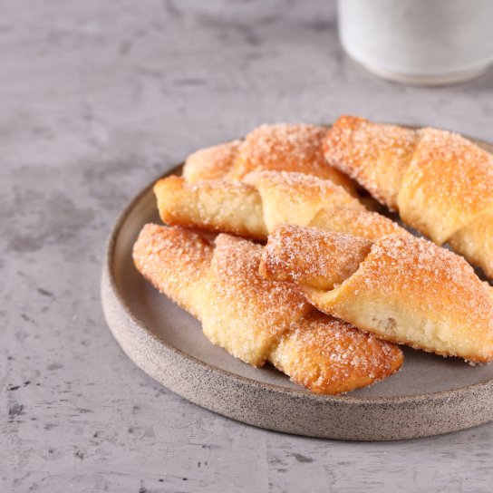 Домашние рогалики с повидлом