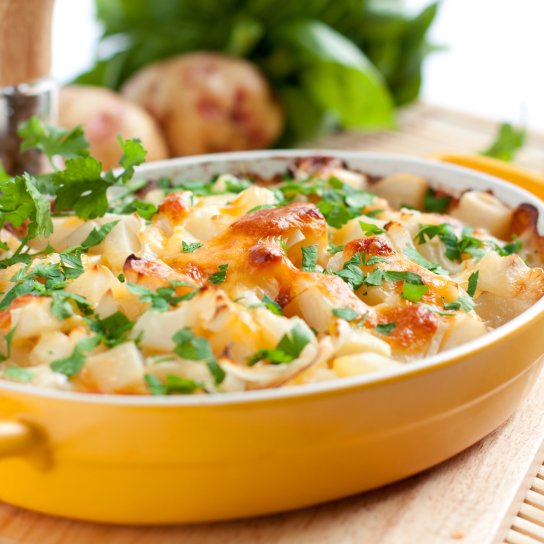 запіканка з молодої картоплі